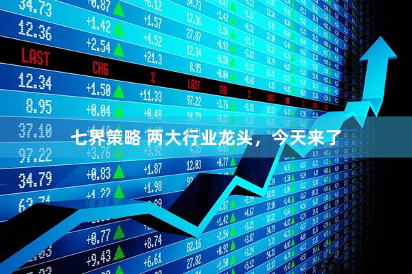 七界策略 两大行业龙头，今天来了