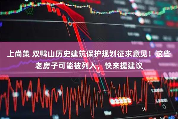 上尚策 双鸭山历史建筑保护规划征求意见！这些老房子可能被列入，快来提建议