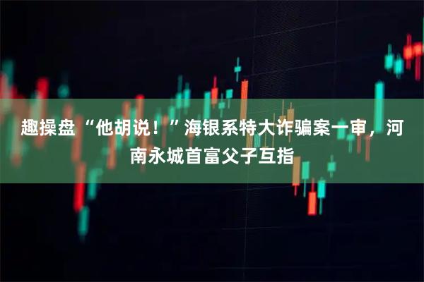 趣操盘 “他胡说！”海银系特大诈骗案一审，河南永城首富父子互指